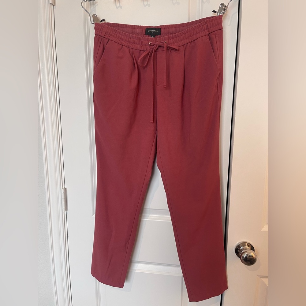 Banana Republic Tie Waist Work Pant